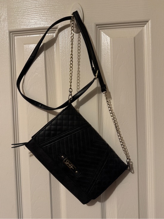 Jessica Simpson Handbags - Quilted Black Crossbody Shoulder Bag with Chain Strap by Jessica Simpson